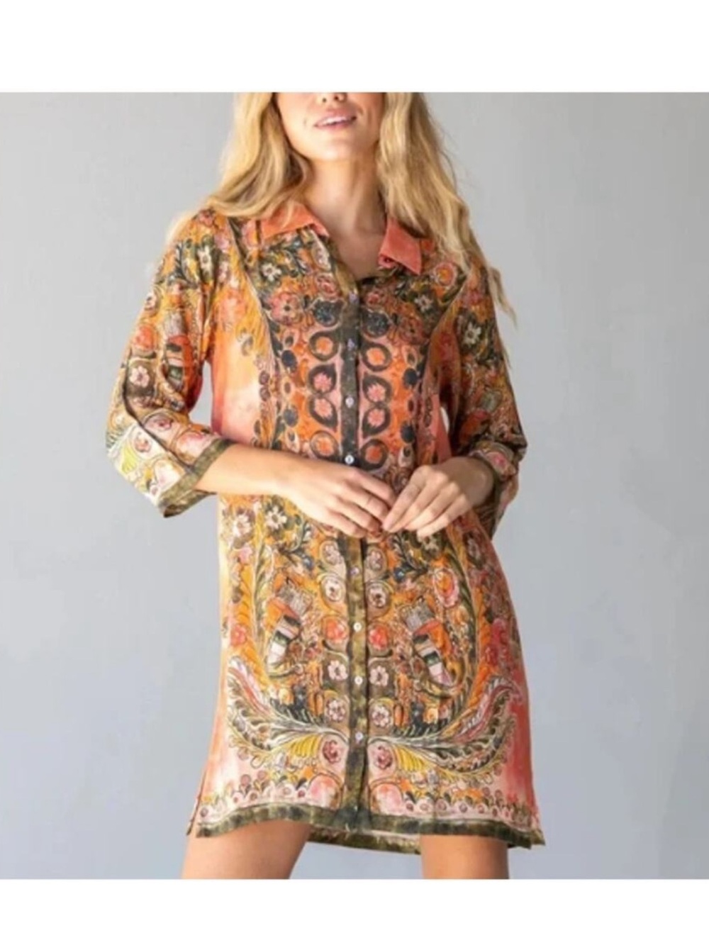 Natural Life Fiona shirt dress bohemian